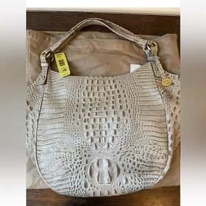 Brahmin Melbourne Crocodile Tote/Bag NWT